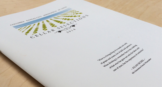 Cellar Selections cataloge cover